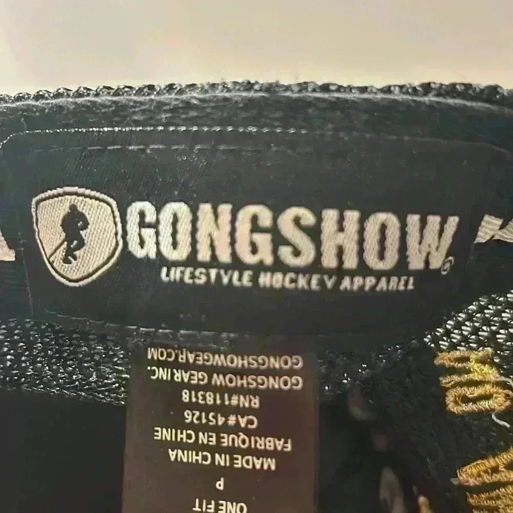 Gongshow Snapback Hat Cap Lid Hockey Baseball Cammo Rink Puck Maple Leafs Winter - Picture 4 of 8
